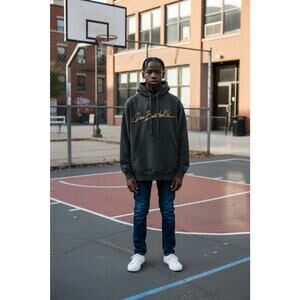 Kobe Bryant Black Mamba “Dear Basketball” Black Hoodie XL Hustle Heart Street